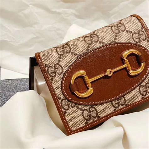 Gucci Gucci Horsebit 1955 Card Case Wallet 